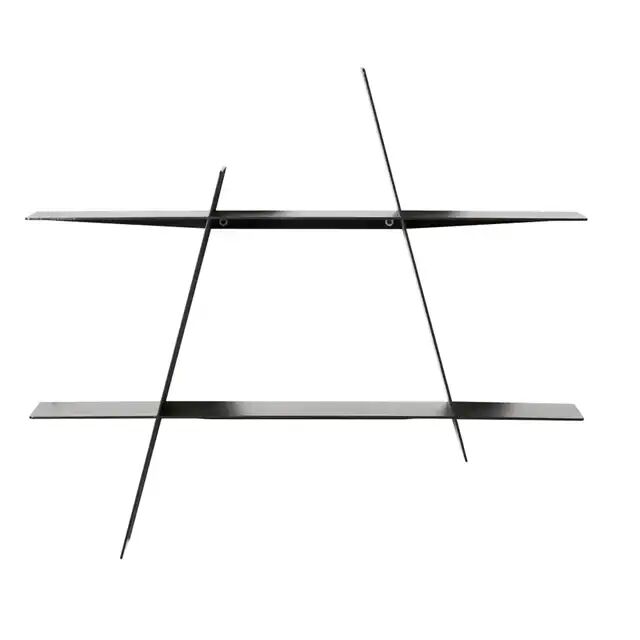 A-Shelf Étagère Moyenne 52x9x46 Noir