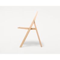 Folding Flat Folding Chair Natural