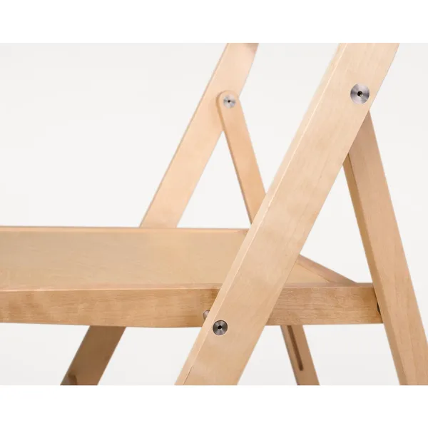 Folding Flat Folding Chair Natural
