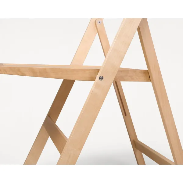 Folding Flat Folding Chair Natural