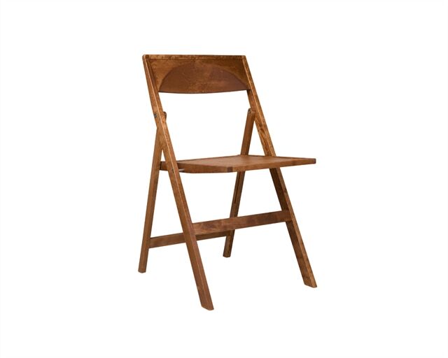 Folding Flat Klapstol Varm Brun