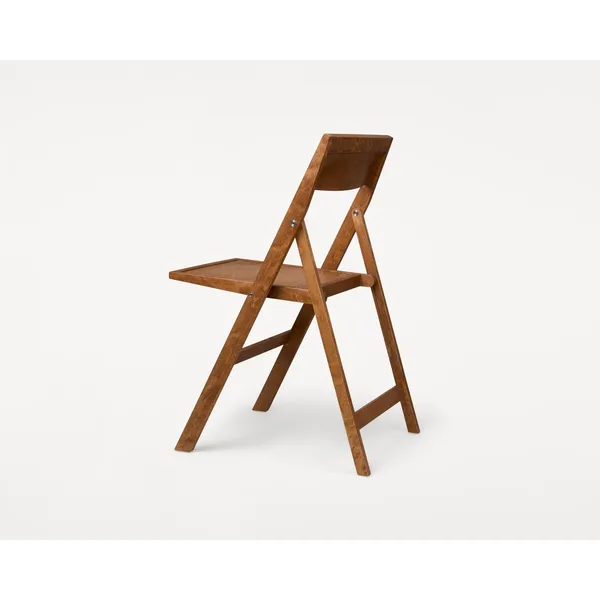 Folding Flat Folding Chair Warm Brown