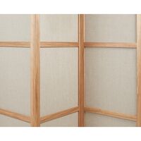 Frame Drie Panelen Kamerverdeler Natuurlijk Eiken/Linnen