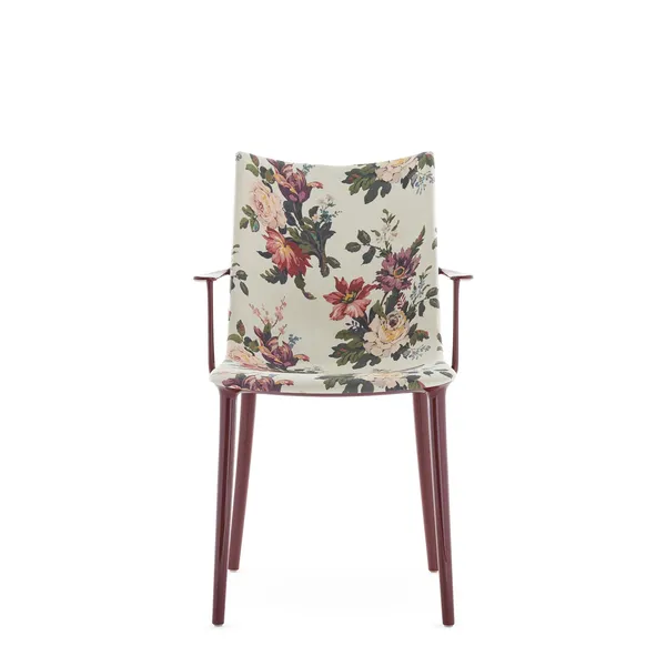 HHH Dining Table Chair Burgundy/ Dragonfly