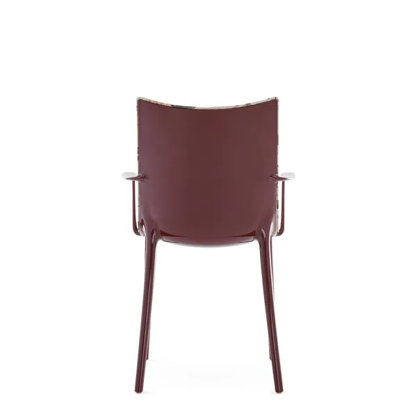 HHH Dining Table Chair Burgundy/ Dragonfly