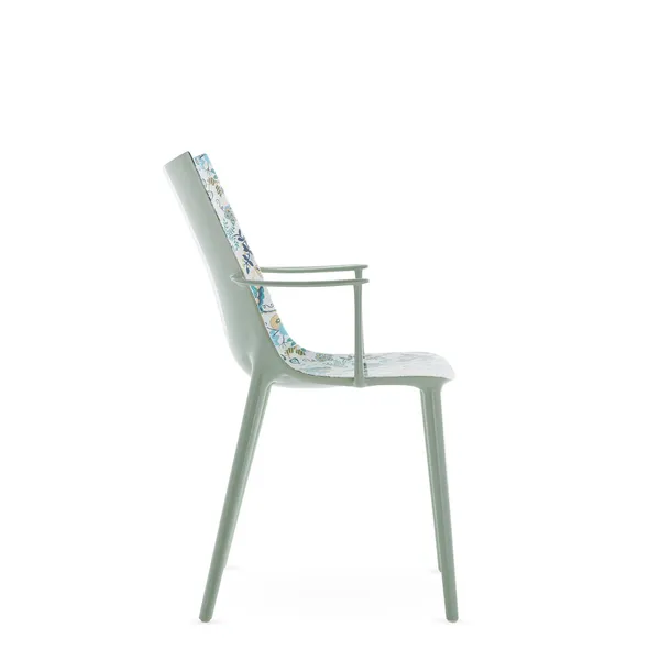 HHH Dining Chair Green/ Cream