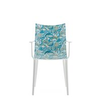 HHH Dining Chair White/Lapis