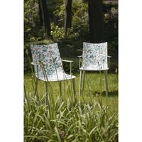 HHH Dining Chair White/Lapis