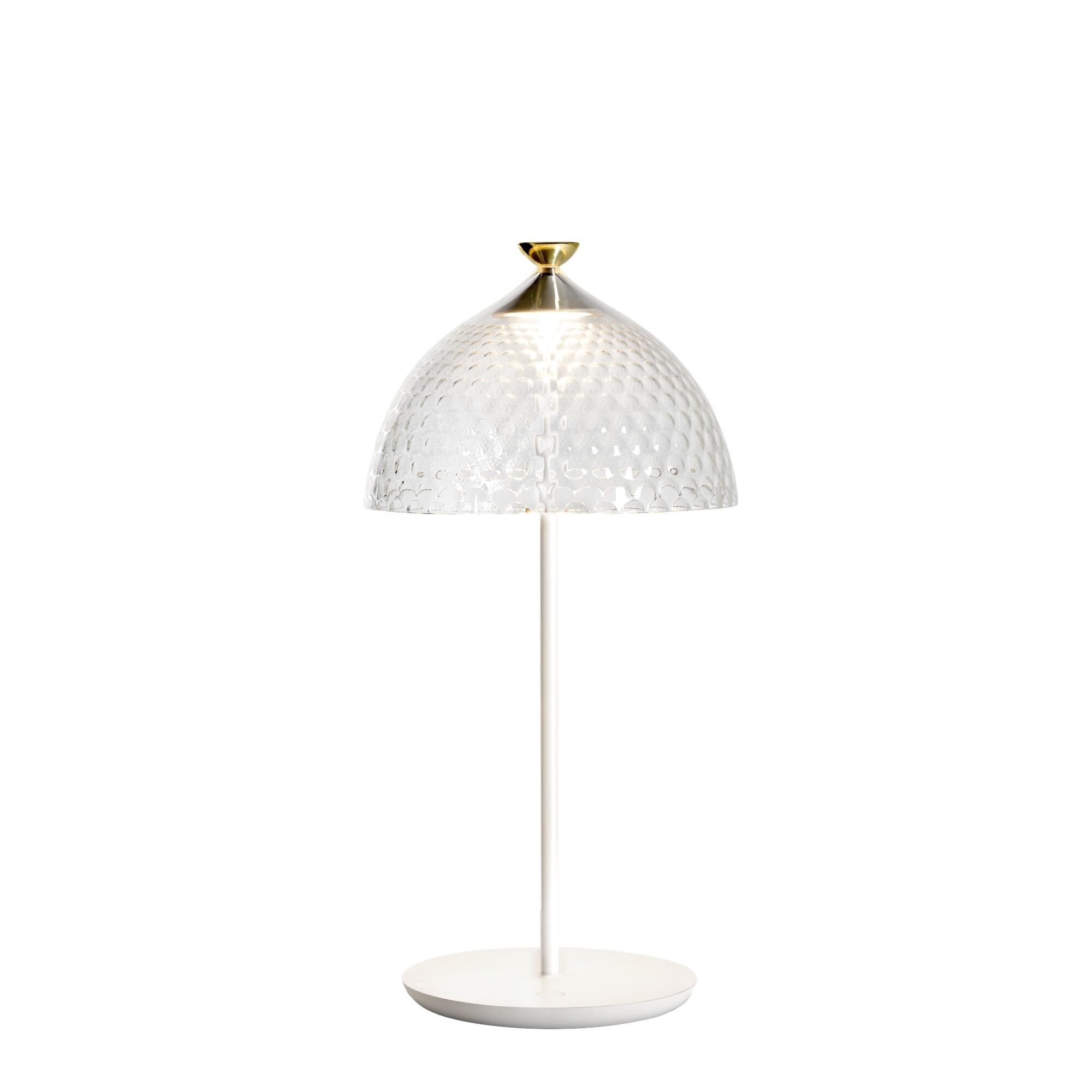 PUMO Bordslampa Transparent/ Vit