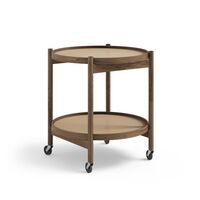 Bølling Tabletttisch Ø50 Räuchereiche mit Platten in Beige/ Braun