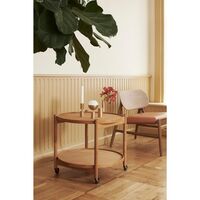 Bølling Tablett Ø50 Eiche mit Furnierplatten