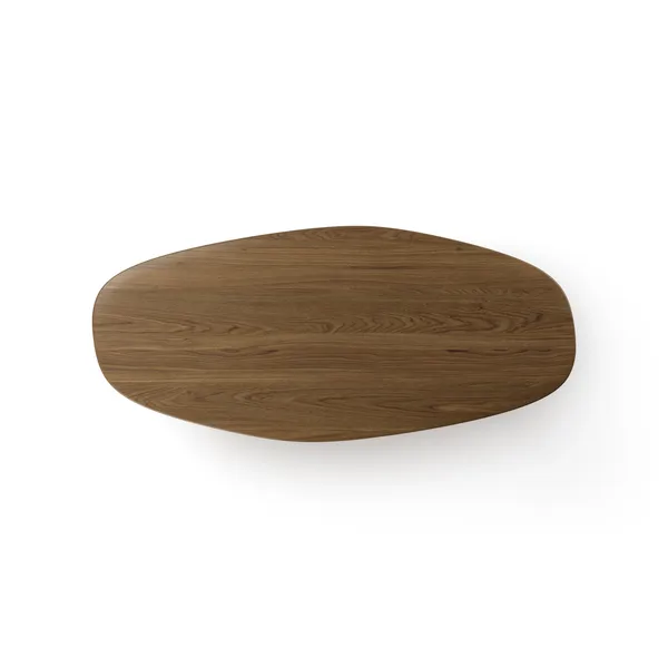 Jari Sofabord Ellipse 130x58 cm Røget Egetræ