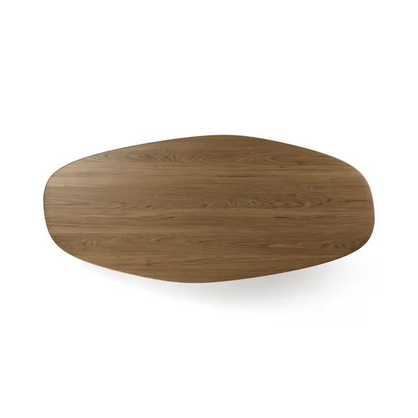 Jari Sofabord Ellipse 180x80 cm Røget Egetræ