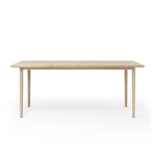 Arv Table de Salle à Manger 90 x 180 cm Chêne Blanc Huilé