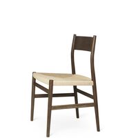 Heritage Dining Chair With Solid Back Smoked Oak