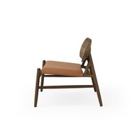 Ferdinand Armchair Smoked Oak/Brandy Leather