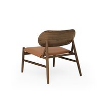 Ferdinand Armchair Smoked Oak/Brandy Leather