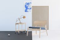 Lune Table Lamp Smoked Oak