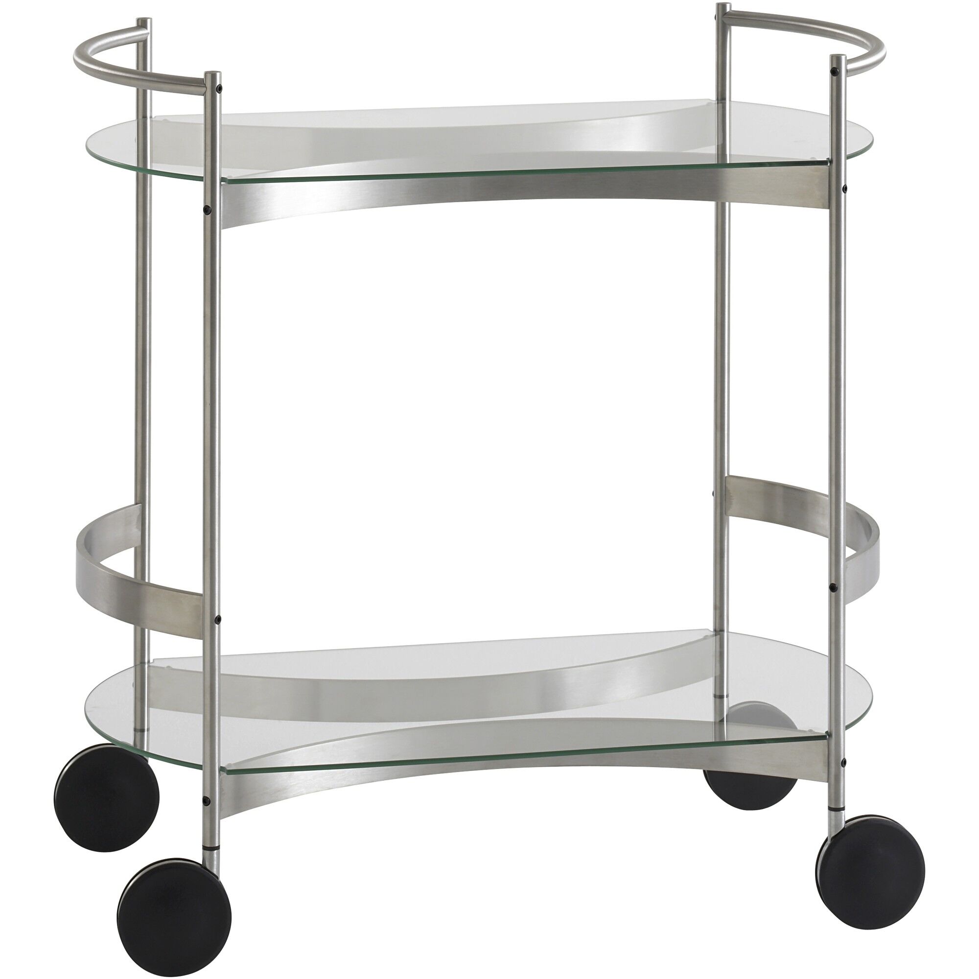 Orbis Rullevogn Sølv/Klar Glas