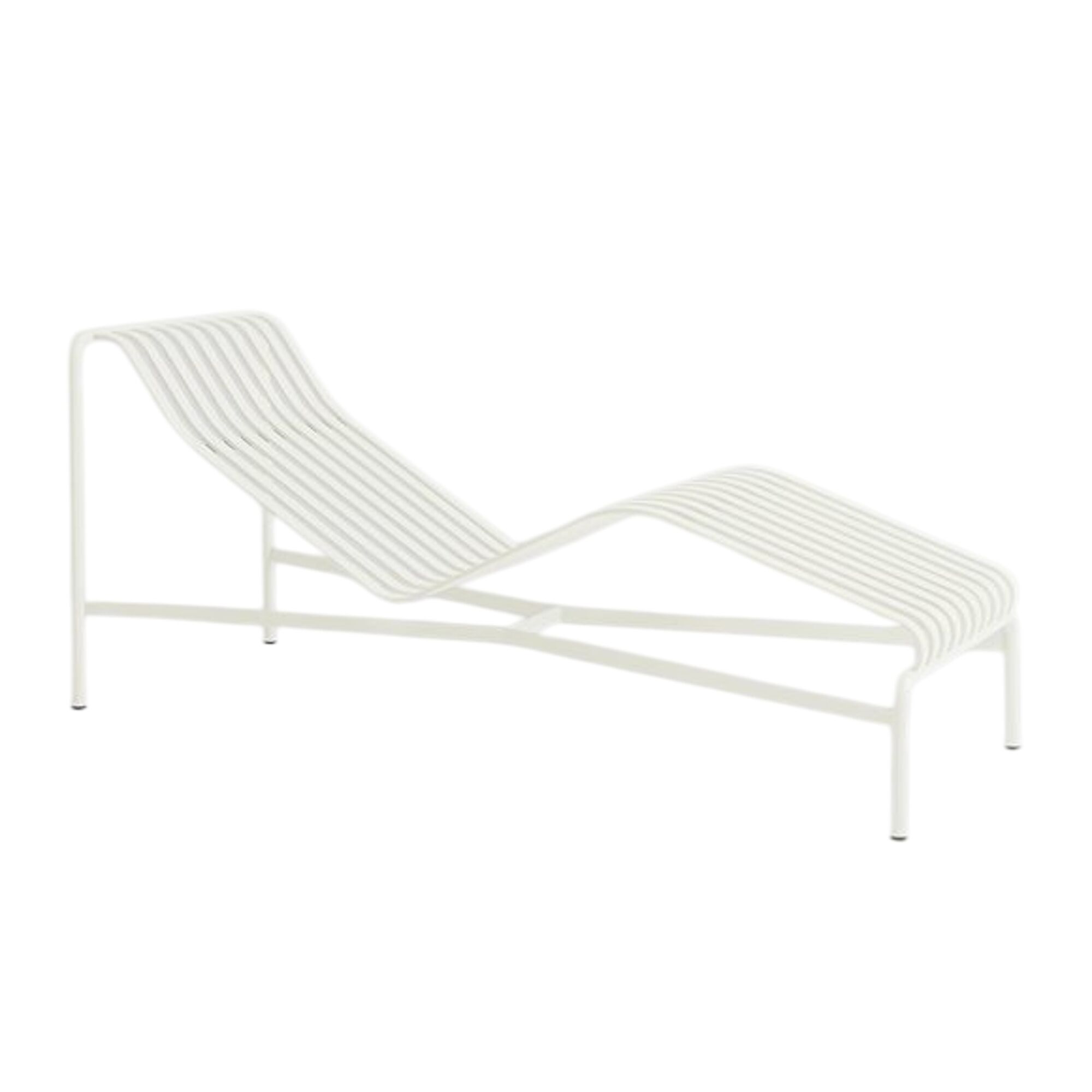 Palissade Chaise Lounge Creme Hvid