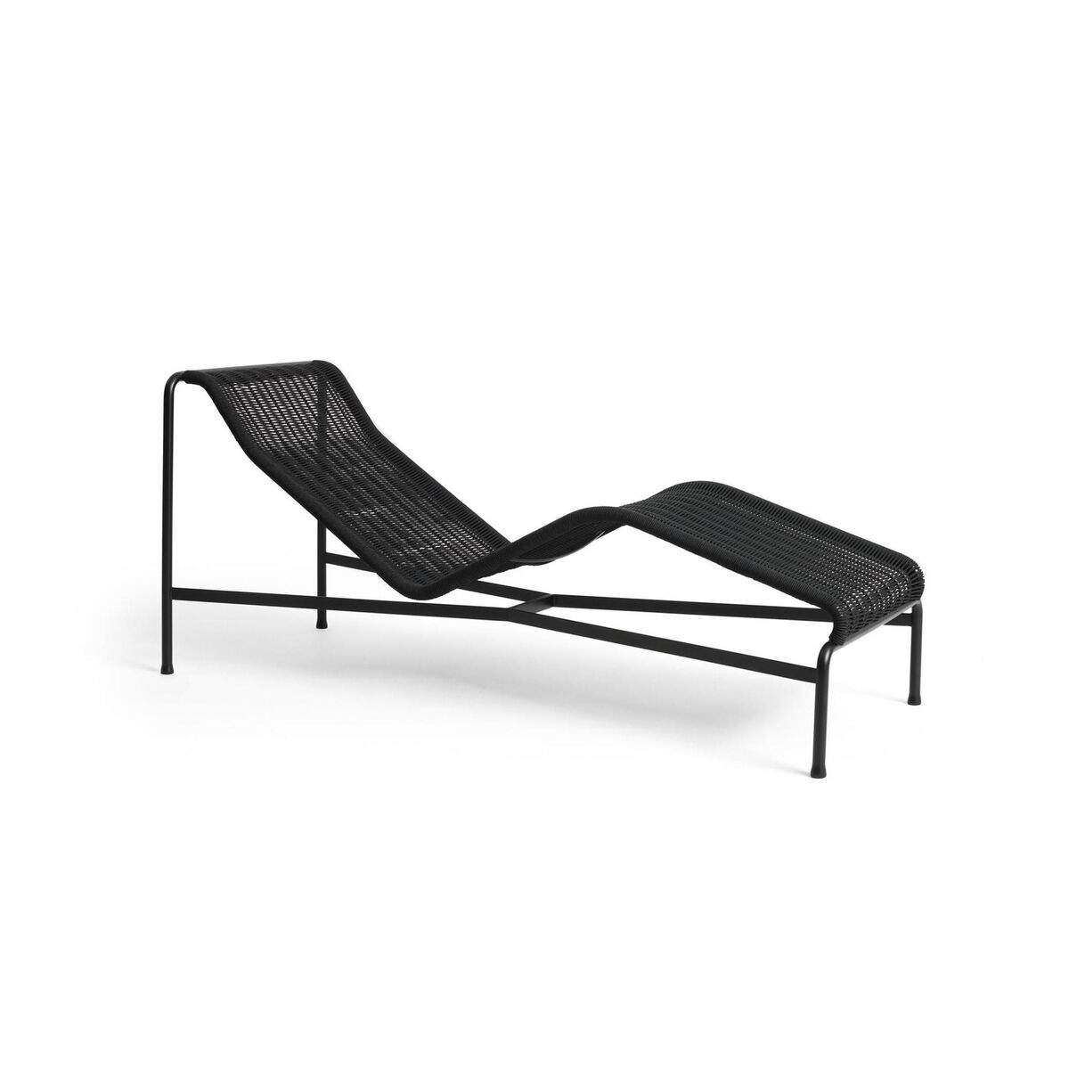 Palissade Cord Chaise Logue Antracit