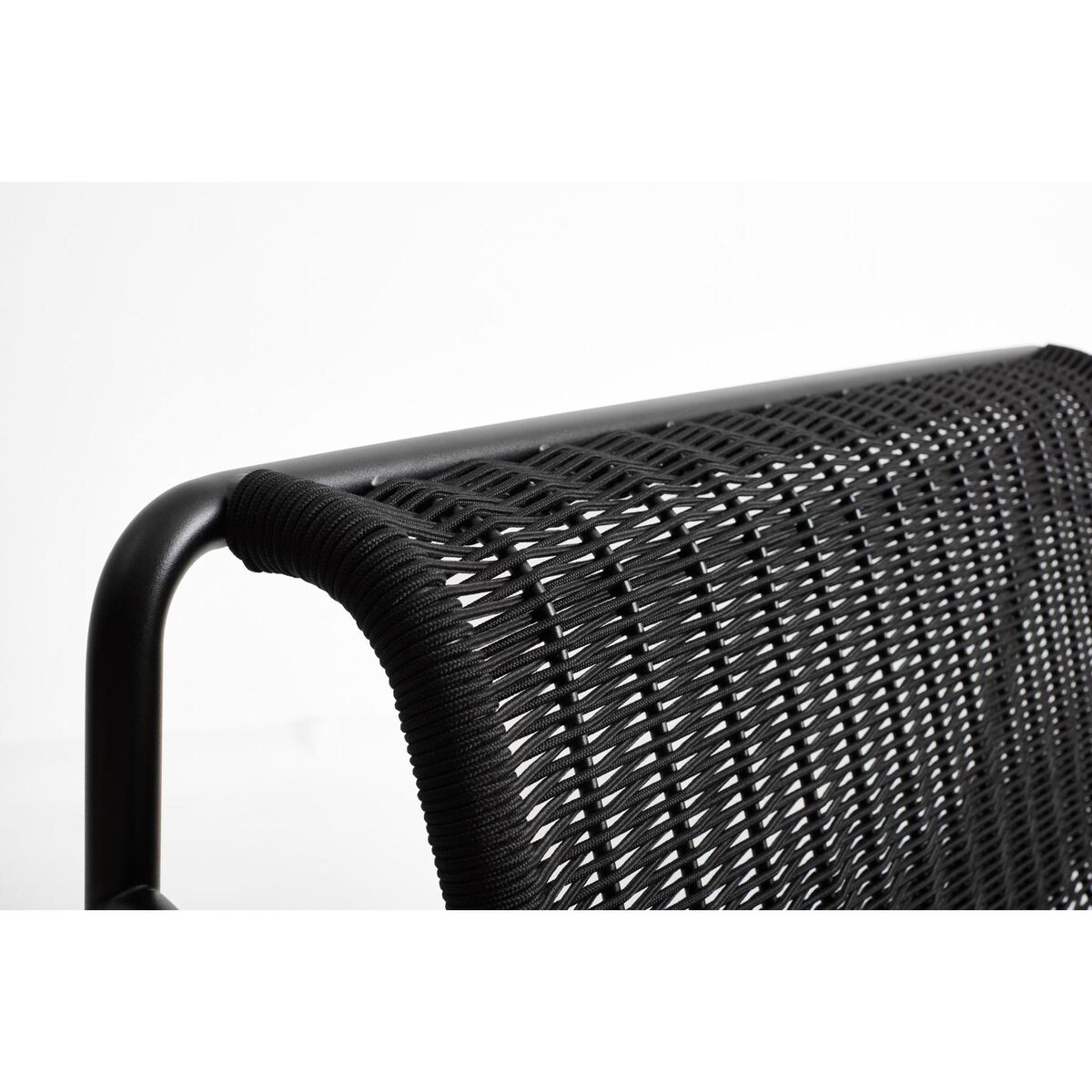 Palissade Cord Chaise Logue Antracit