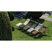 Palissade Cord Chaise Logue Antracit