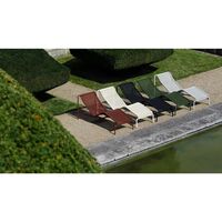 Palissade Cord Chaise Logue Antracit