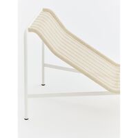 Palissade Cord Chaise Weiß Creme