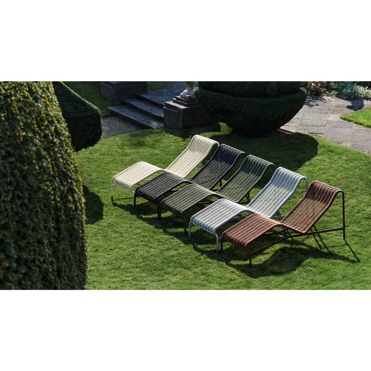 Palissade Cord Chaise Weiß Creme