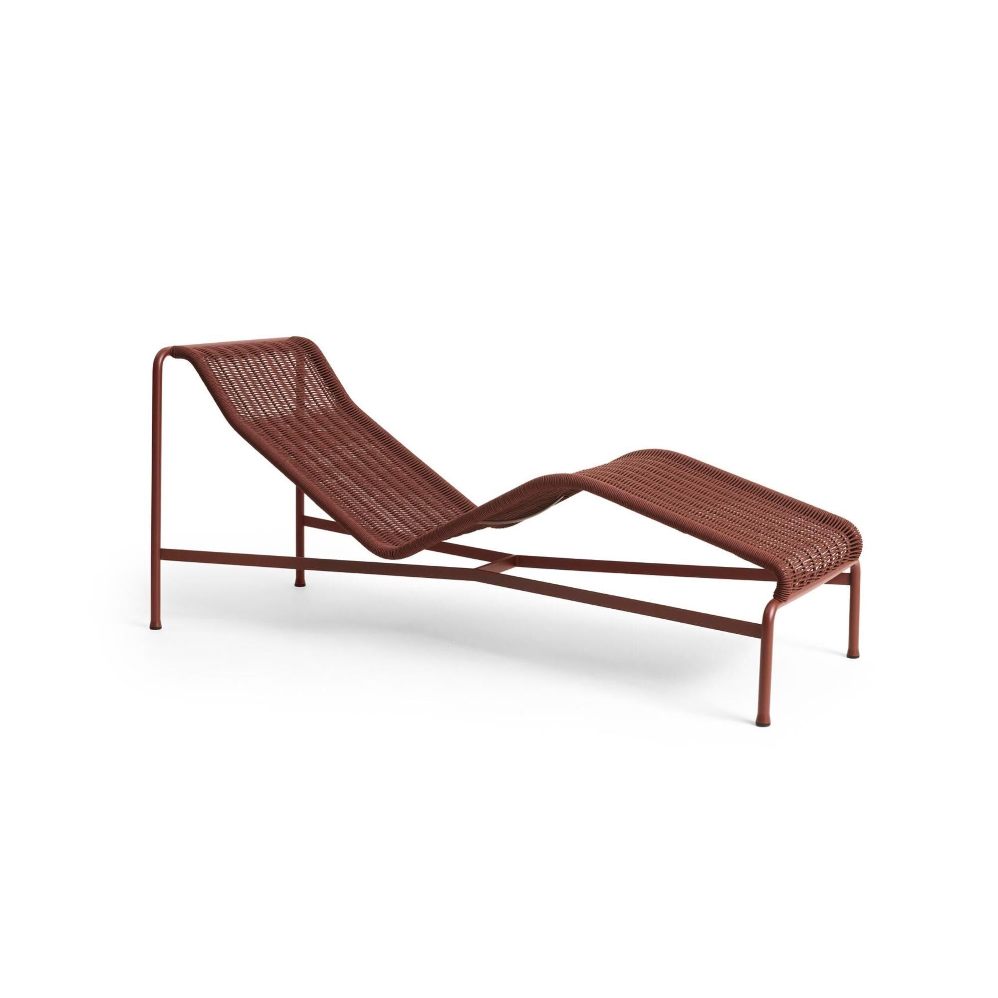 Palissade Cord Chaise Logue Iron Red