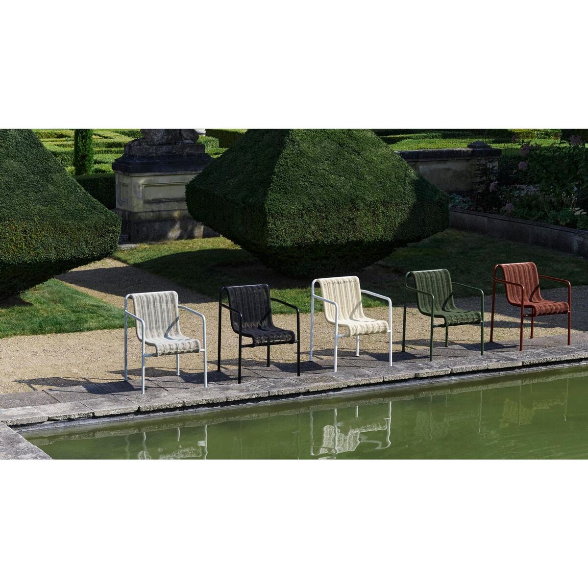 Palissade Cord Dining Chair With Armrests Anthracite
