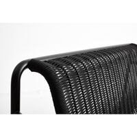 Palissade Cord Dining Bænk Med Armlæn Antracit