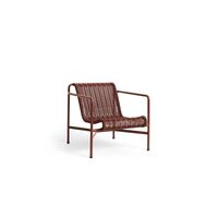 Palissade Cord Fauteuil Laag IJzer Rood