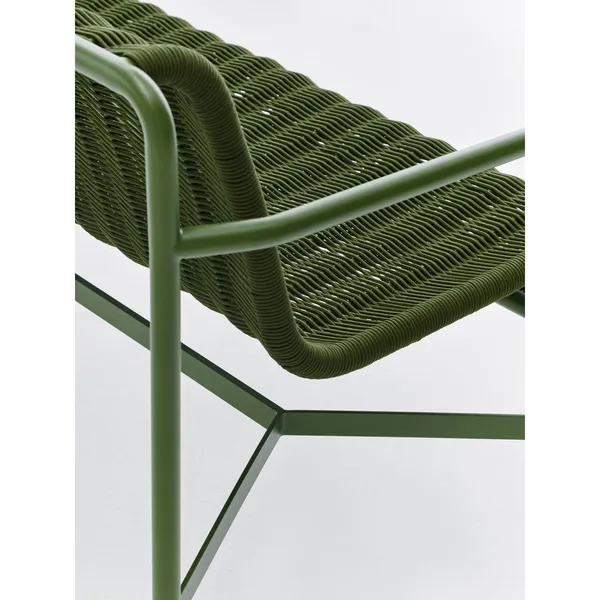 Palissade Cord Armchair Low Olive