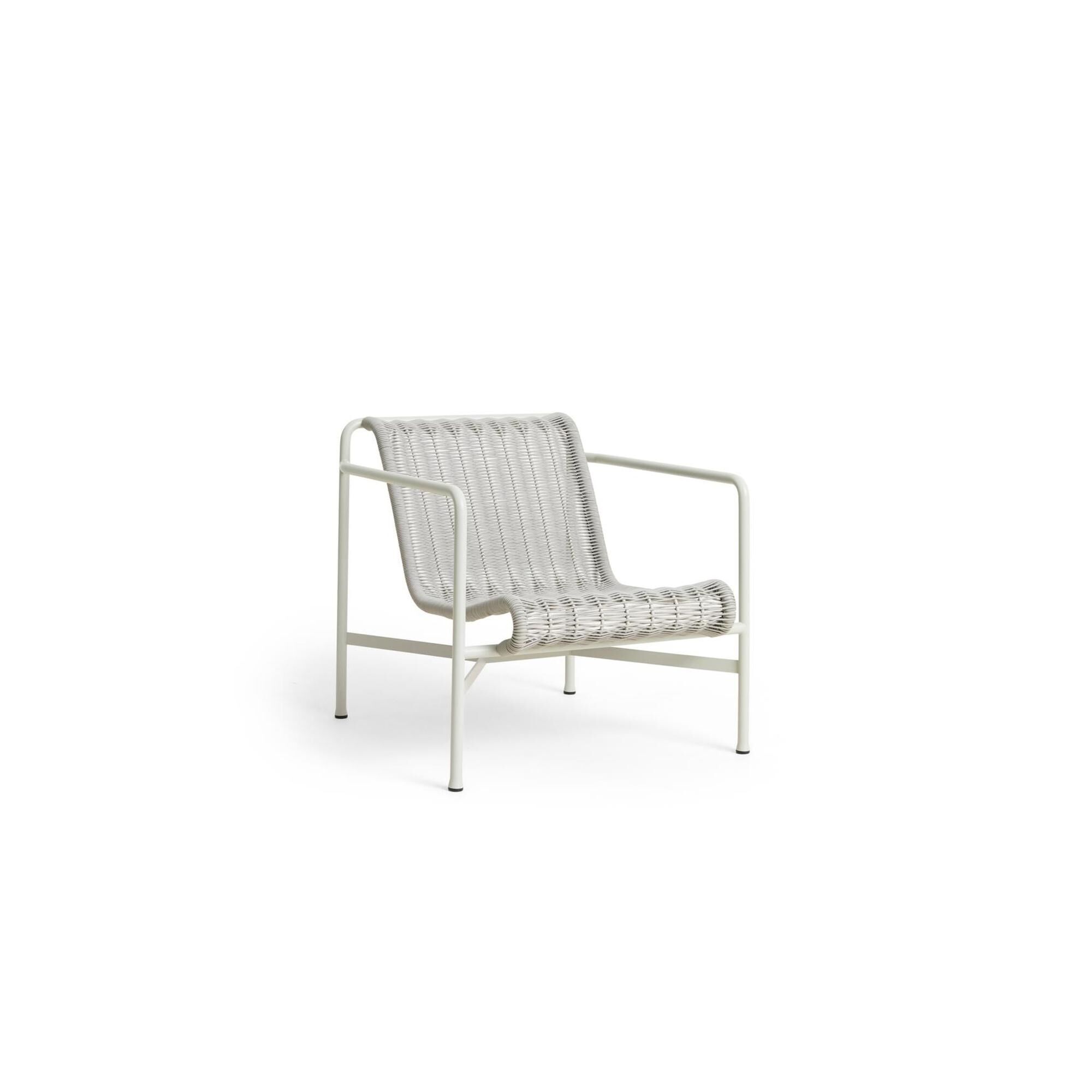 Palissade Cord Sessel Niedrig Wolkengrau