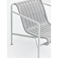 Palissade Cord Sessel Niedrig Wolkengrau