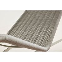 Palissade Cord Sessel Niedrig Wolkengrau