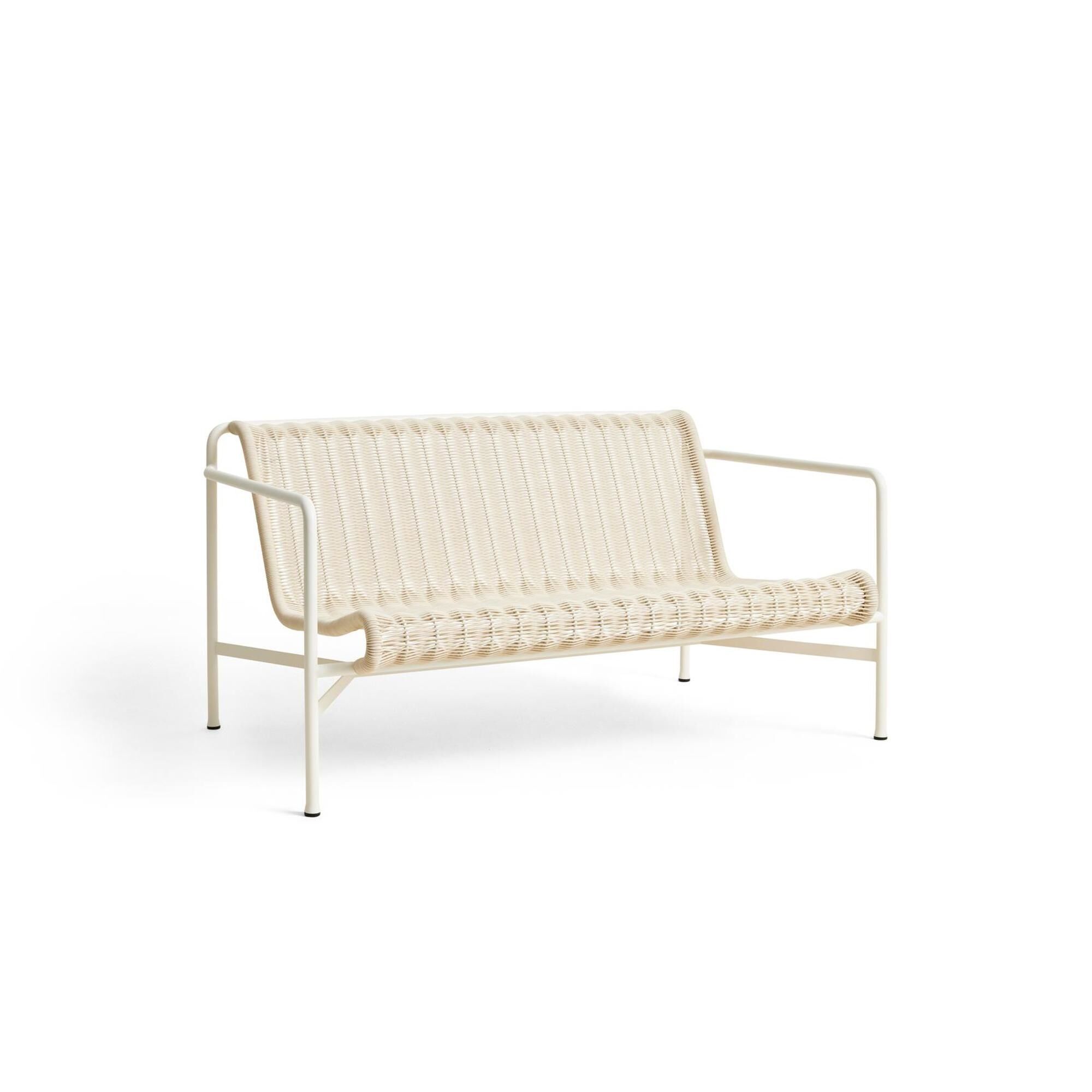 Palissade Cord Lounge Sofa Creme Hvid