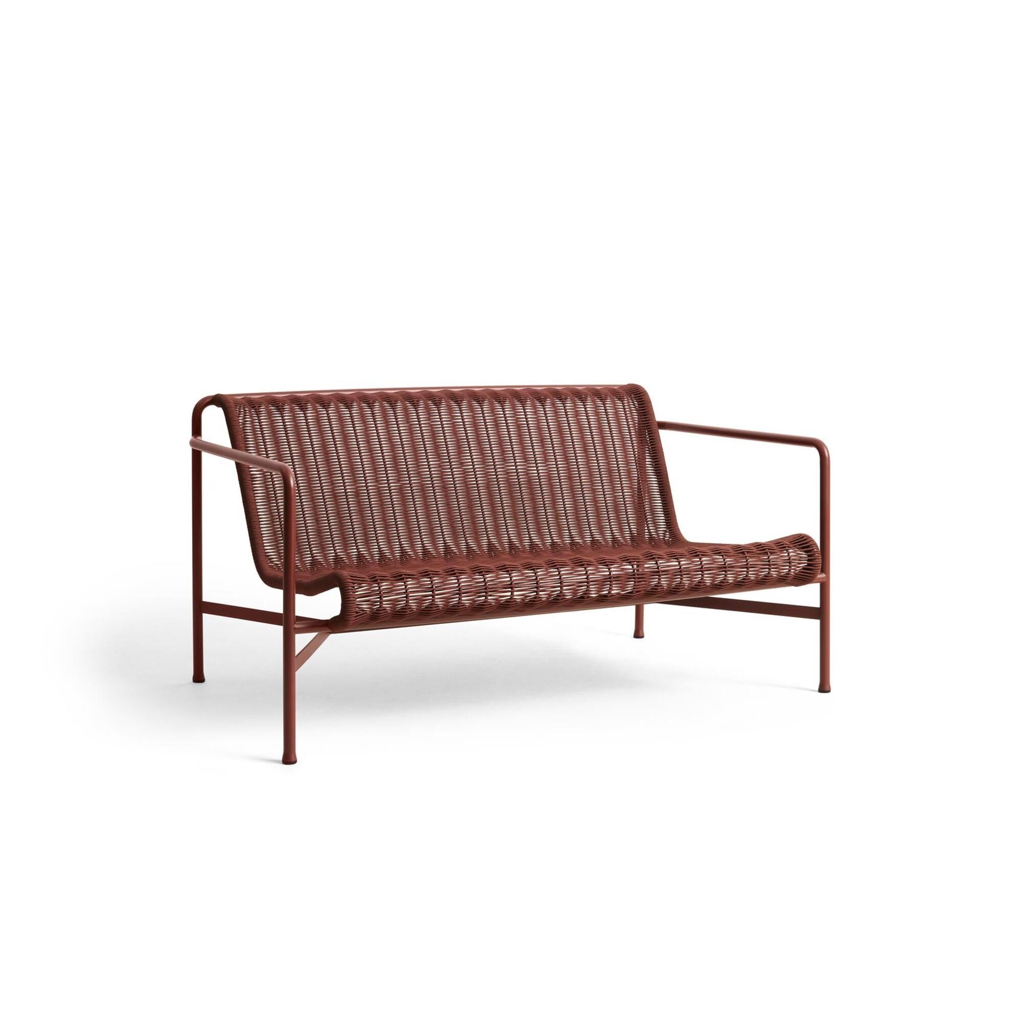 Palissade Cord Lounge Sofa Iron Red