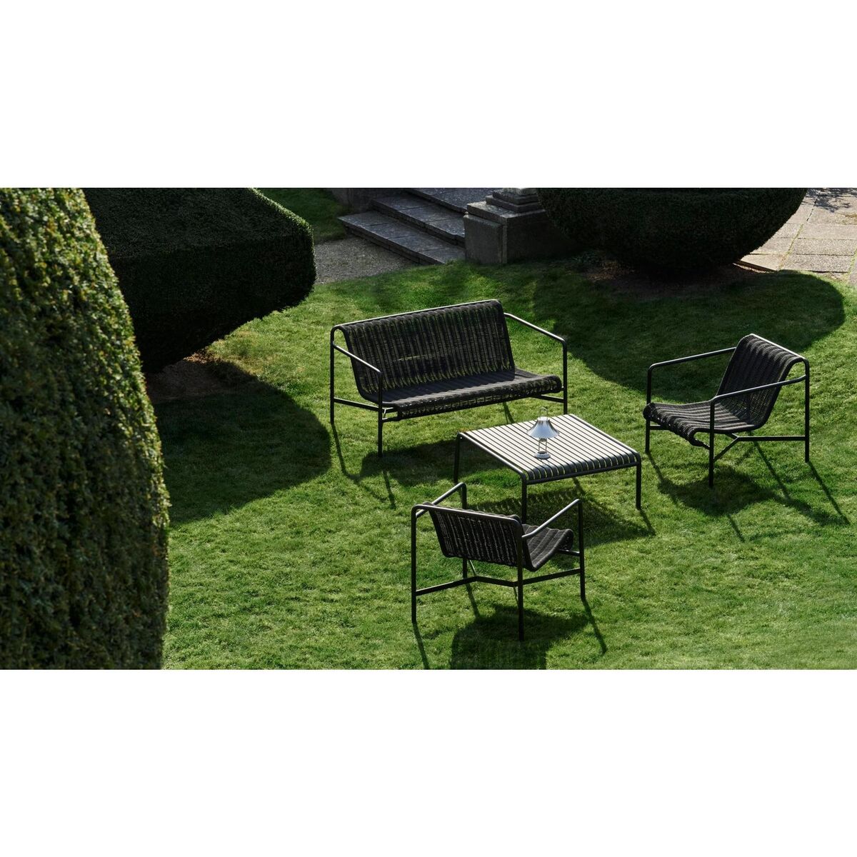Palisade Cord Lounge Sofa Wolkgrijs