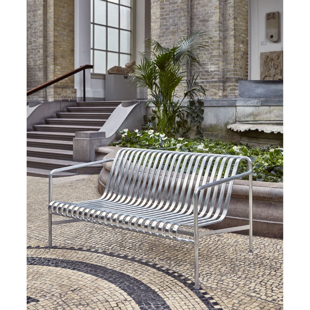 Hvit Lounge Sofa Krem