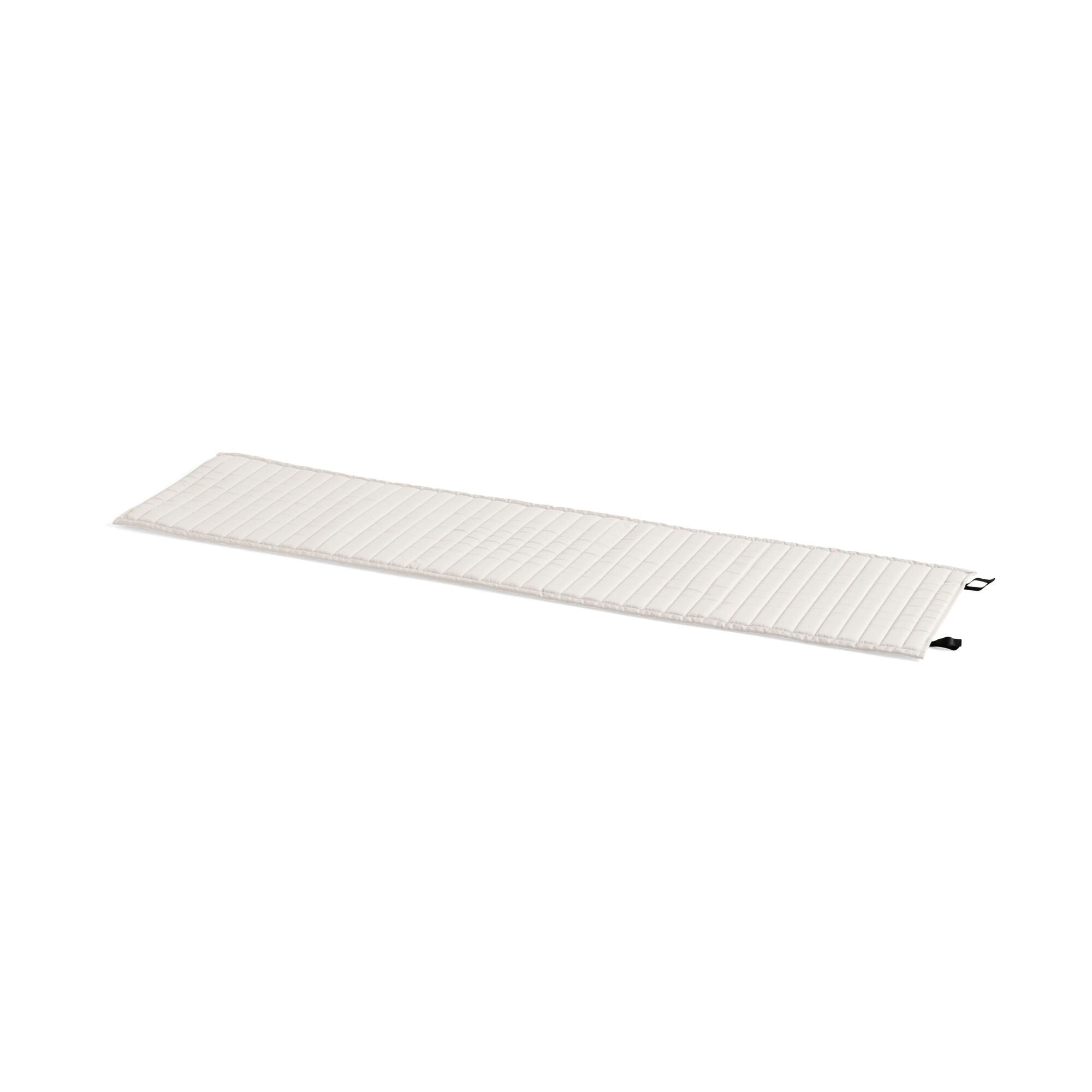 Coussin Matelassé Palissade pour Chaise Longue Blanc Crème