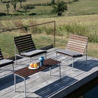 Traverse Steppkissen für Gartenstuhl mit Armlehne, Schwarzer Pfeffer