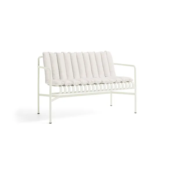 Palissade Soft Quilted Kudde För Vit Krämfärgad
