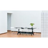X-Line Stoel Chroom/ Herfstgroen