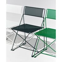 X-Line Stoel Chroom/ Zwart