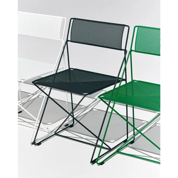 X-Line Chair Powder Coated Steel/Leek Green