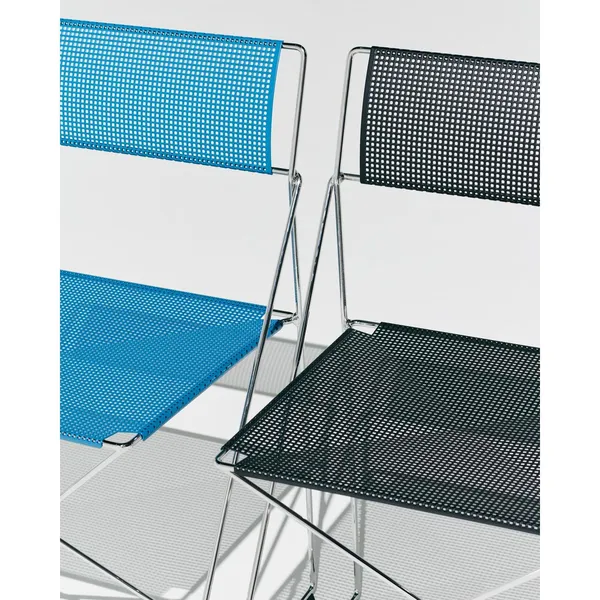 X-Line Chair Powder Coated Steel/Blue Powder