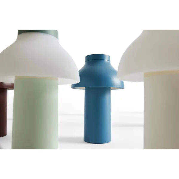 PC No 2 Tragbare Lampe Azurblau